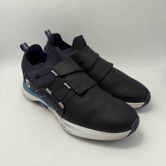 FootJoy HYPER FLEX BOA Golf Shoes 55456 Navy White Pro Tour Mens Size 13 M EUC